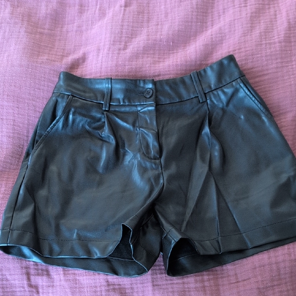 Promod Black High Waist Women's Shorts